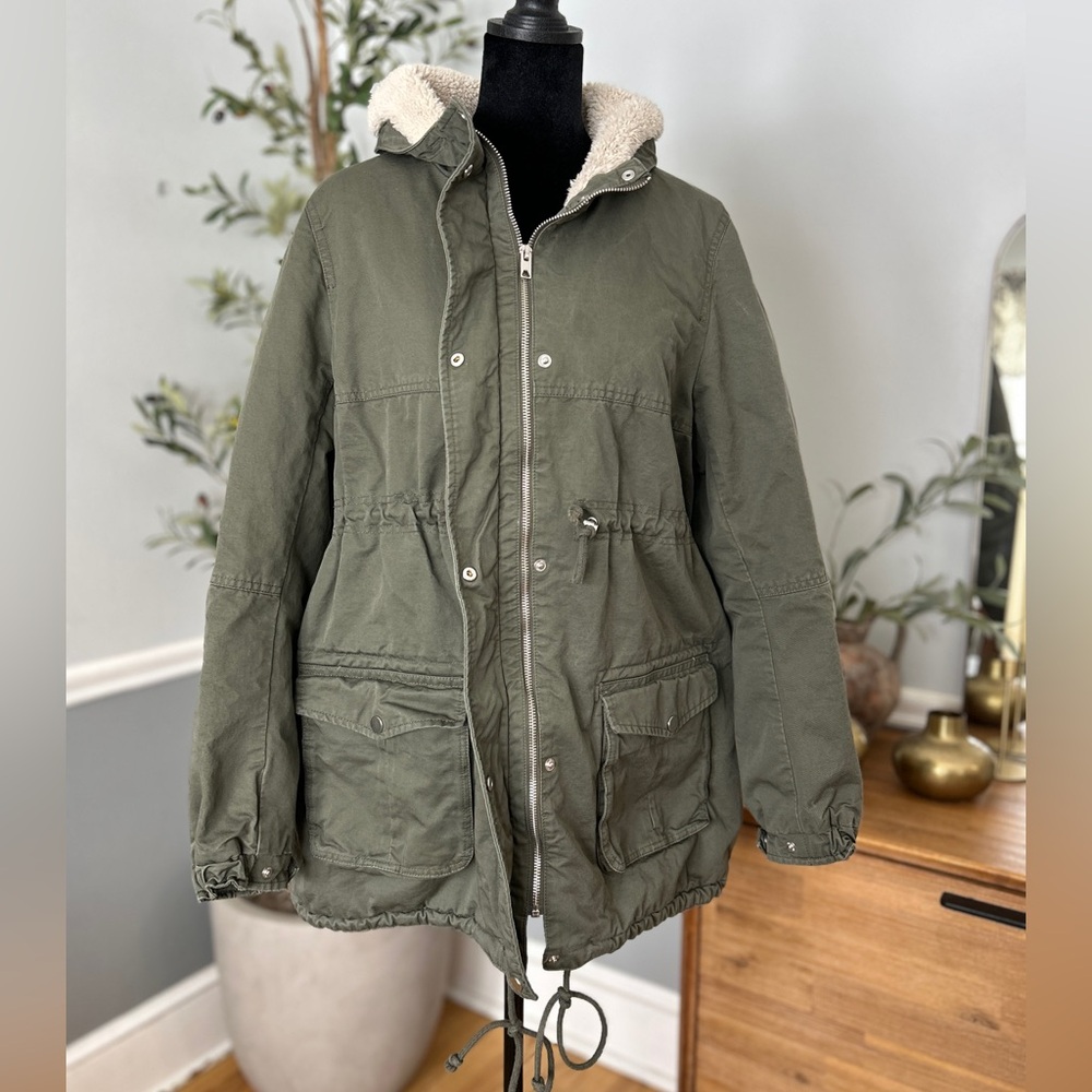 H&M Mama Sherpa-Lined Parka - Picture 2 of 9